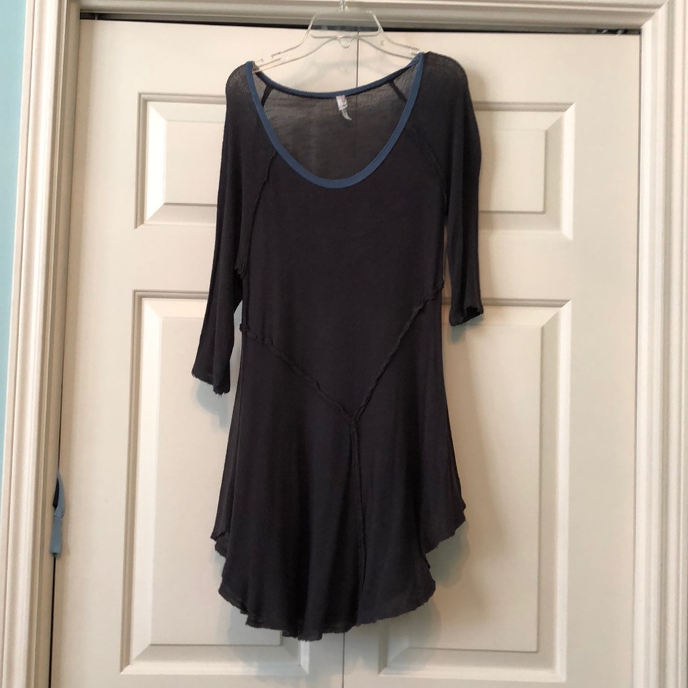 Free People Gray Top